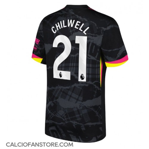 Maglia Calcio Chelsea Ben Chilwell #21 Terza Divisa 2024-25 Manica Corta